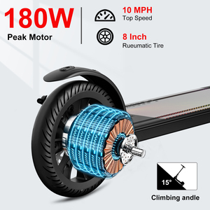 Xe trượt điện trẻ em 15km/h 24V 180W, xe điện, xe scooter điện cho thanh thiếu niên ngoài trời - Product Image 3