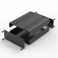 Boîtier en aluminium anodisé Boîtier d'instrument électronique en métal Boîtier de batterie PCB
