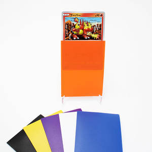 Maniche per carte opache <span class=keywords><strong>KMC</strong></span> Yugioh MTG carte da gioco personalizzate in plastica TCG carte collezionabili Deck Protector Board supporto giapponese - Product Image 4