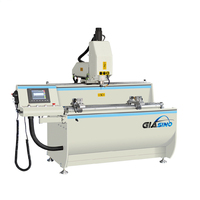 Mesa Rotatoria Glasino, Máquina de Fresado y Perforación CNC de Perfil de Aluminio para Mecanizado de Puertas y Ventanas, Alta Precisión, Estable y Duradera