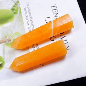 Pilar de Calcita Amarilla Miel, Cristal Curativo Natural de Alta Calidad, Pulido a Mano, para Decoración Feng Shui, Venta al Por Mayor - Product Image 2