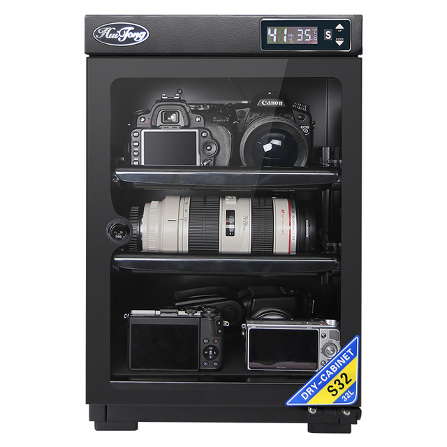 EDC-30L Electronic Dry Cabinet Camera Dehumidifying Storage Box for DSLR Camera Lens