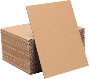 Láminas de Cartón Corrugado Biodegradable Marca VANTUR al por Mayor, 3 Capas, para Envoltura, Varios Grosores y Tamaños, Impresión en Pulpa - Product Image 1