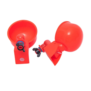 <span class=keywords><strong>Abreuvoir</strong></span> automatique en plastique rouge Chuangduo pour poulets, canards, oiseaux, <span class=keywords><strong>cailles</strong></span> - Nouvelle conception économe en eau - Product Image 1