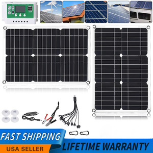 Kit de panneaux solaires Lan Aoyue 20W 12V, monocristallin flexible, portable, pour la recharge domestique - Product Image 3