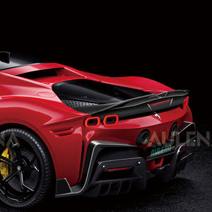 Aulena Dry <span class=keywords><strong>Carbon</strong></span> Fiber Auto Heckflügel Universal <span class=keywords><strong>Spoiler</strong></span> Custom Style Material Heckspoiler für FERRARI SF90 - Product Image 1