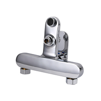 Robinet de douche thermostatique à cartouche céramique unique poli de haute qualité pour baignoire, idéal pour appartements et hôtels, design moderne
