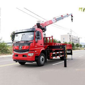 Grúa Montada en Camión Shacman 4*2 con Grúa de Brazo Recto Changxing de 8 Toneladas, para Ingeniería de Paisajismo, Elevación y Transporte - Product Image 4
