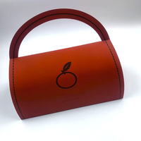 Boîte en papier kraft jetable à main, personnalisée, de qualité alimentaire, résistante à la graisse, pour boulangerie, pâtisserie, à emporter et emballage cadeau
