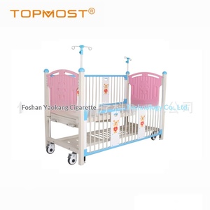 Cama Hospitalaria Manual Multifuncional para Niños, Cama de Infusión con Diseño de Dibujos Animados, Cama Doble Oscilante de ABS para Hospitales Maternoinfantiles - Product Image 2
