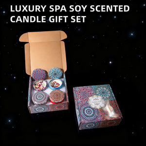 Bougie parfumée avec couvercle et boîte, marque privée, lavande, cire de soja naturelle, luxe, 12 oz, parfum gourmet plus intense pour bougie - Product Image 4