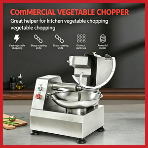 Máquina Cortadora de Alimentos Comercial <span class=keywords><strong>para</strong></span> Emulsionar Carne y Picar Vegetales en Negocios de Catering - Product Image 3