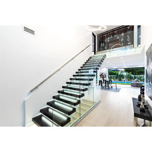 2024 סטרינג 'ר עיצוב מודרני גרם מדרגות מערכת כבלים זכוכית מקורה עם צורה ספירלה - Product Image 2