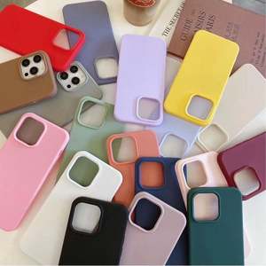 เคสโทรศัพท์ซิลิโคน TPU สีสันสดใส สำหรับ iPhone 16 15 14 13 12 11 Pro Max XS XR X SE 7 8 Plus เคสหลังนิ่ม TPU แฟชั่น สไตล์ลูกกวาด - Product Image 3