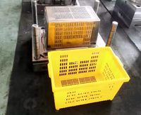 Molde de Inyección de Plástico de Alta Calidad y Bajo Costo para Cestas y Cajas de Frutas para el Hogar, Venta al por Mayor
