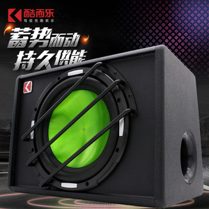 ซับวูฟเฟอร์ Kooler K-1050APR ขนาด 10 นิ้ว แบบแอคทีฟ 4 โอห์ม โมโน สำหรับรถยนต์ ระบบเสียงอัพเกรด กำลังขับสูง - Product Image 1