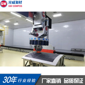 เครื่องวางแผ่นตาข่ายคาร์บอนไฟเบอร์คอมโพสิต Gw Compos รุ่น Gwjm2005 ผลิตตามสั่งสำหรับอุปกรณ์การผลิตแผ่น - Product Image 5