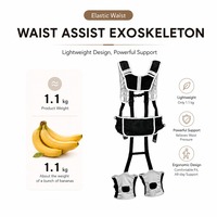 Combinaison d'exosquelette EXO Smart Bionic Movement, flexible, résistante à l'eau, durable, pour le personnel au sol des aéroports, les levages lourds industriels