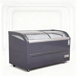 Congélateur d'îlot commercial personnalisable, vitrine de supermarché, congélateur d'îlot - Product Image 3