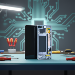 Pantalla original, Galaxy S10 Plus G975F - Plata Service Pack - Product Image 3