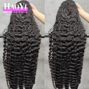 Perruque bouclée vietnamienne en gros, perruques frontales en dentelle HD, cheveux humains brésiliens, 100% cheveux vierges indiens naturels, perruque frontale en dentelle HD 13x4 - Product Image 2