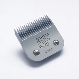 Cuchilla de Repuesto 5F para Recortadora de Mascotas, 6.4mm, Acero Inoxidable A5, Desmontable, Compatible con Recortadoras Andis, Oster y <span class=keywords><strong>Wahl</strong></span> - Product Image 1