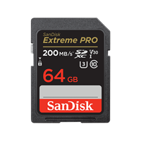 Kartu Memori SDXC UHS-I Extreme Pro 64GB, Kartu SD, 200MB/s, V30, U3, C10, SDSDXXU-064G-GN4IN