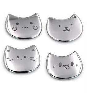 Alat pijat wajah berbentuk U portabel, teknik kerokan Terahertz alami untuk terapi fisik tubuh - Product Image 2