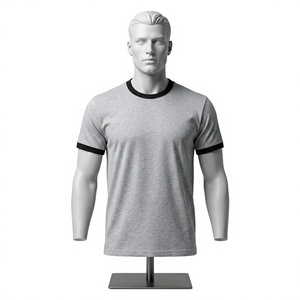 Summer Casual High Quality Men <b>T</b> <b>Shirts</b> Custom Tshirt 100% Premium Pure Cotton Plain Black Classic Short Sleeve Tee - Product Image 1