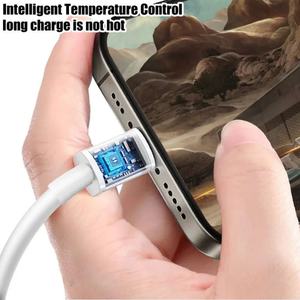 Chargeur rapide universel 120W 10A PD double type-C type-C câble de charge super rapide en cuivre pur données à haute vitesse téléphone portable - Product Image 5