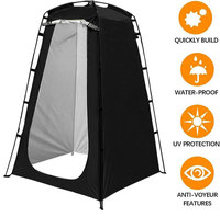 Tente de toilette d'extérieur Kenpuaz pour l'été, tente de douche portable pop-up pour se baigner et se changer, camouflage, camping, imperméable