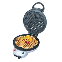 Mini machine électrique professionnelle de gaufres d'oeufs de formes personnalisées à usage domestique machine de gaufrier belge en forme de coeur avec logo