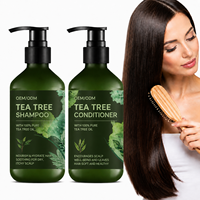 Shampoing Bio Quotidien pour la Croissance Capillaire OEM ODM Marque Privée – Huile d'Arbre à Thé & Menthe Romarin Naturelle pour la Prévention de la Chute des Cheveux