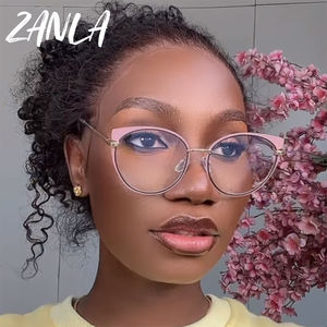 Ordinateur Anti lumière bleue lunettes femmes <span class=keywords><strong>2023</strong></span> nouvelle mode oeil de chat lunettes cadres pour dames bloquant <span class=keywords><strong>Blu</strong></span>-<span class=keywords><strong>ray</strong></span> optique lunettes - Product Image 1