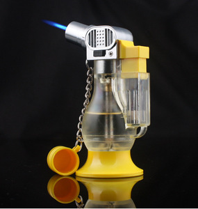 Accendini a Gas butano a buon mercato all'ingrosso Logo personalizzato torcia ricaricabile in plastica per regali aziendali interni ed esterni - Product Image 1