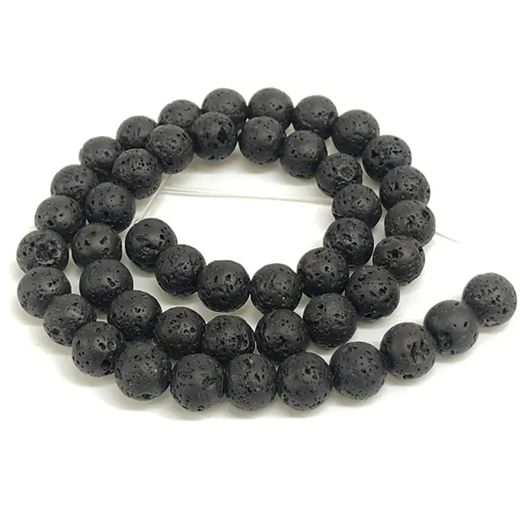 Factory Price Lava Stone Loose Beads Healing Gemstone Beads For Diy Jewelry Making
