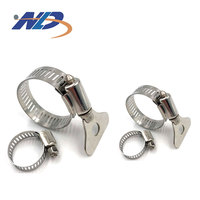 Collier de serrage à vis sans fin de type américain, réglable, en acier inoxydable de haute qualité, robuste, 32-44 mm, 13-19 mm, personnalisé