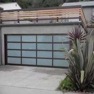 Villa haut <span class=keywords><strong>de</strong></span> gamme personnalisée système logistique moderne <span class=keywords><strong>porte</strong></span> <span class=keywords><strong>de</strong></span> <span class=keywords><strong>garage</strong></span> <span class=keywords><strong>en</strong></span> aluminium segmenté surélevé - Product Image 1