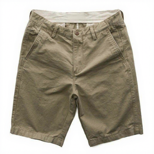 Pantalones Cortos Bermuda Oxford para Hombre, Cierre de Botones, Cintura Media, Algodón, con Bolsillos, Tejido Transpirable - Product Image 2
