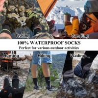 Chaussettes de randonnée en tricot pour hommes et femmes, chaussettes de sport chaudes et imperméables pour l'escalade, le ski, le cyclisme et la chasse