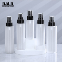 Logo personnalisé 100 ml 3oz givré 150ml 120ml PET en plastique 250ml vide corps brouillard cosmétique vaporisateur emballage 8 oz