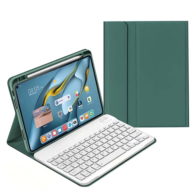 FTRONGRT Cover per Huawei MatePad PRO 12.6 2021 Cover, Ultrasottile Custodia in Pelle PU, con Stand per Huawei MatePad PRO 12.6 2021 -Fiore di Albicocca