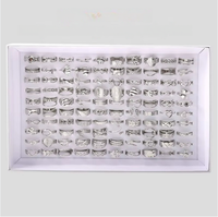 Magnifique coffret de bagues en acier inoxydable plaqué or, style rétro ajouré, taille ajustable, pour accessoires de mode