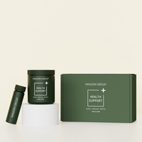 Solution d'emballage haut de gamme pour coffrets cadeaux, boîte en papier avec logo personnalisé imprimé, coffret cadeau élégant pour vitamines et compléments alimentaires
