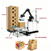Système de palettisation automatique, robot empileur, commande PLC haute vitesse, machine à servomoteur, équipement de palettisation industrielle