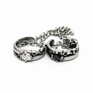 yunnique Tibetan Silver <b>Cuff</b> <b>Earrings</b> Chain Geometric Party Stainless Steel Ear Post - Product Image 2