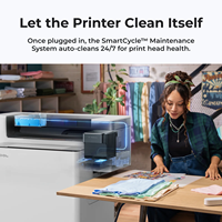 Impresora DTF Xtool A3, Paquete de Impresora DTF para Camisetas, Cabezales de Impresión Dobles I1600, Horno, Impresora de Inyección de Tinta Semiautomática Portátil