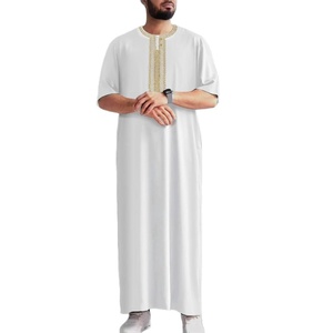 Lijia Ingrosso 2026 Thobe Arabo Tradizionale Ricamato da Uomo, Thobe Musulmano da Uomo, Thobe Marocchino, Abbigliamento Islamico, Tunica - Product Image 5