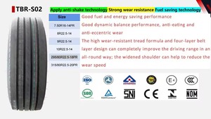 Fabricant chinois de haute qualité Pneus à bande de roulement profonde et large 315/80R22.5 Excellent prix <span class=keywords><strong>Pneu</strong></span> de camion pour pneus de bus - Product Image 5
