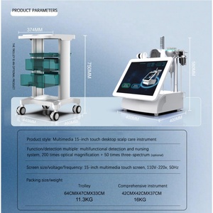 Hair Scalp Analyzer Scalp Detector Digital Hair Skin Analyzer <b>Microscope</b> for Hair Follicle Testing and Skin Analysis Machine - Product Image 6